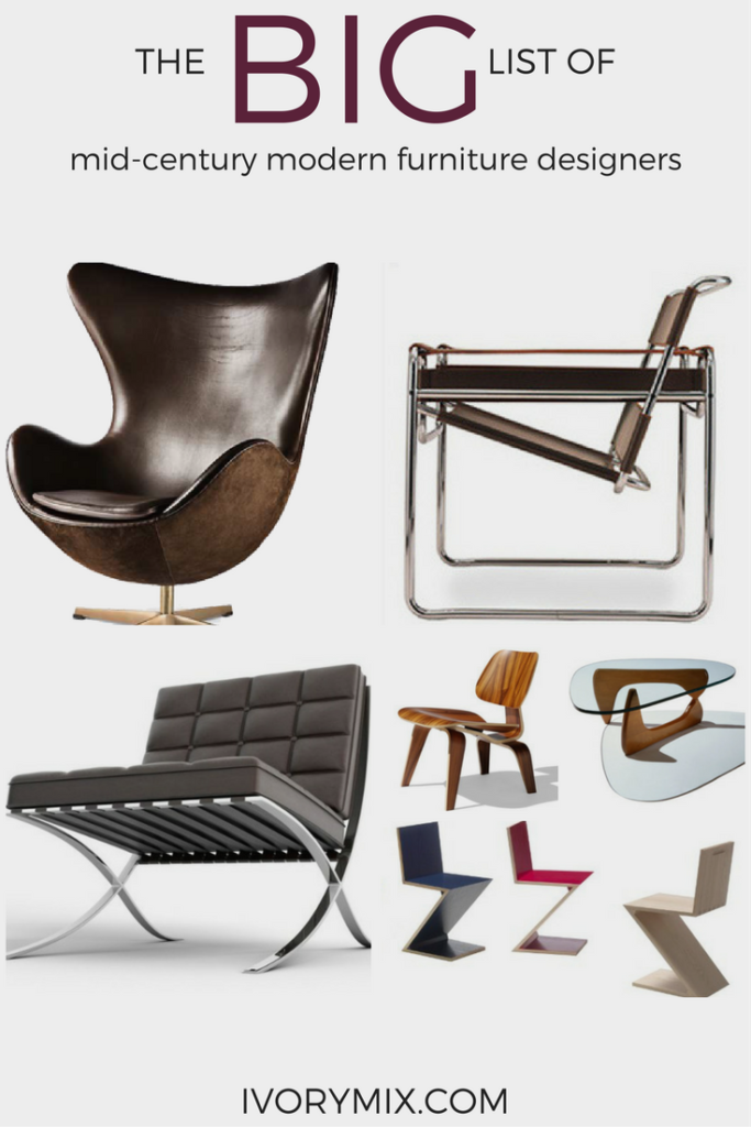 Mid Century Modern Furniture, Midcentury Modern Furniture Designers