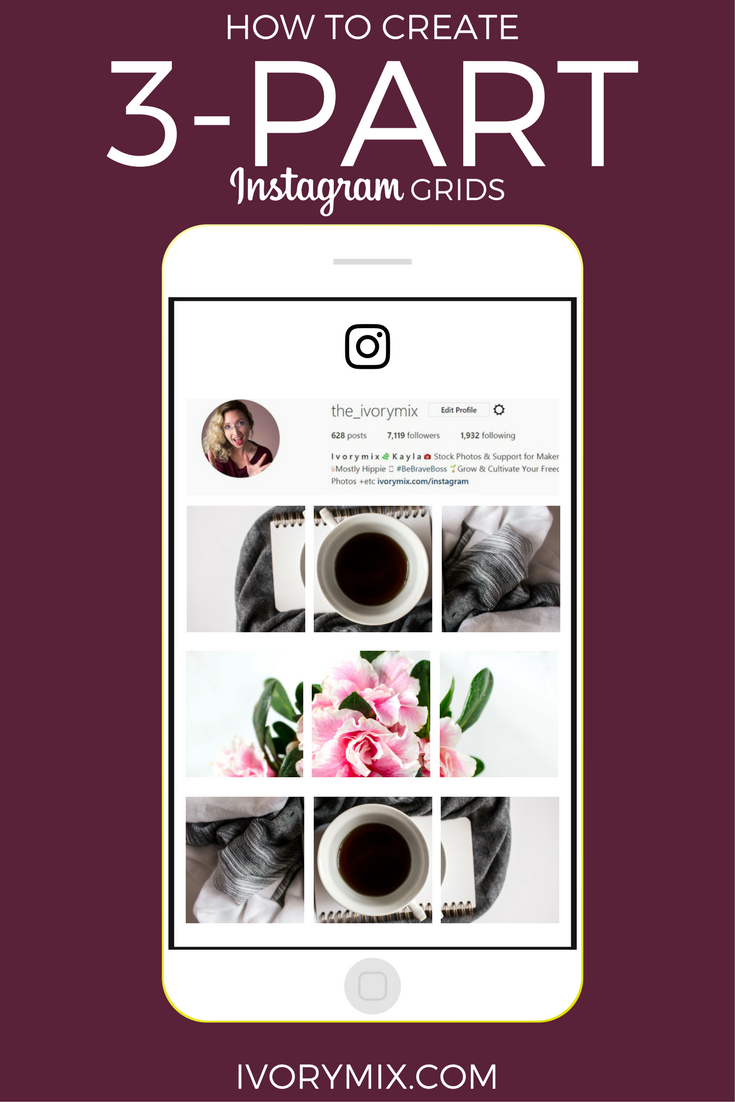Create a 3 part Instagram Post for Increased Engagement - Ivory Mix