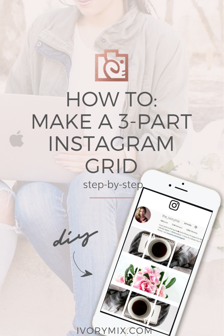 Create 3 part Instagram post a grid collage your can use for your layout to create more engagement and interest. This is just one way to create a Grid Layout you can use now to make your Instagram Theme. 