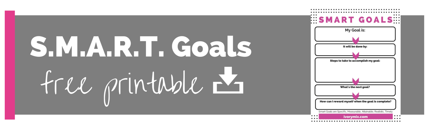 smart goals free printable