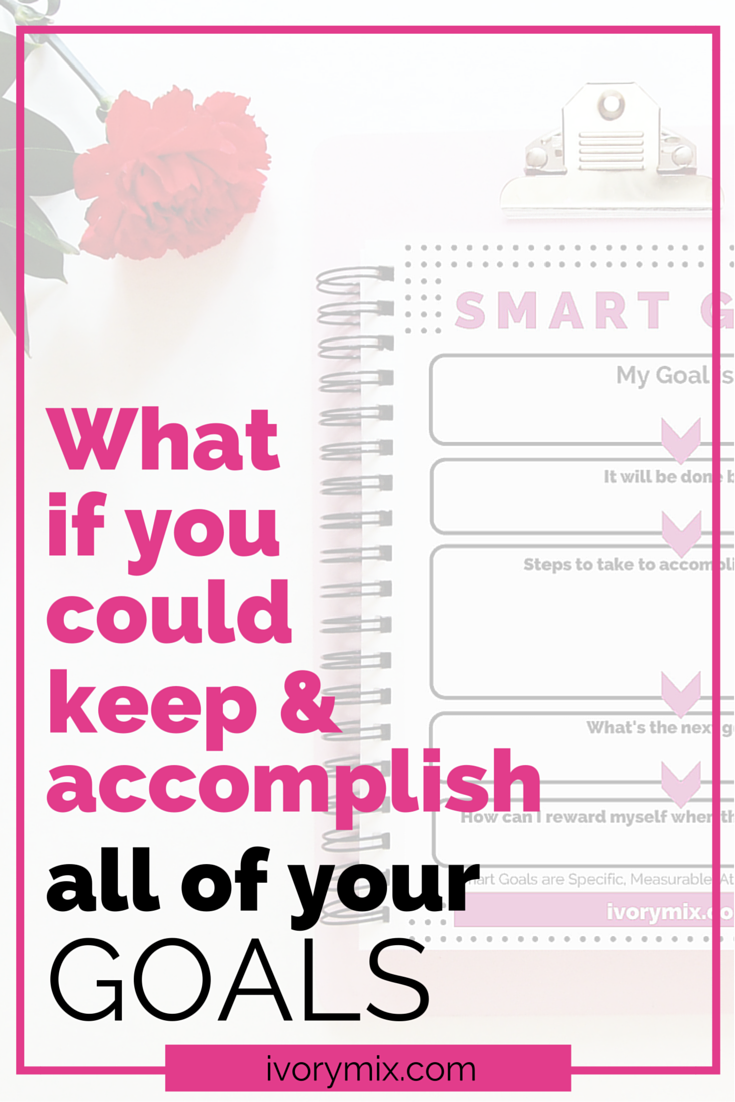 what if you could keep and accomplish all of your goals using smart goals