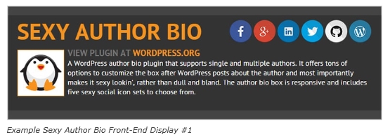 plugin sexy author bio