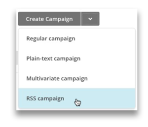 How to create an RSS with mailchimp