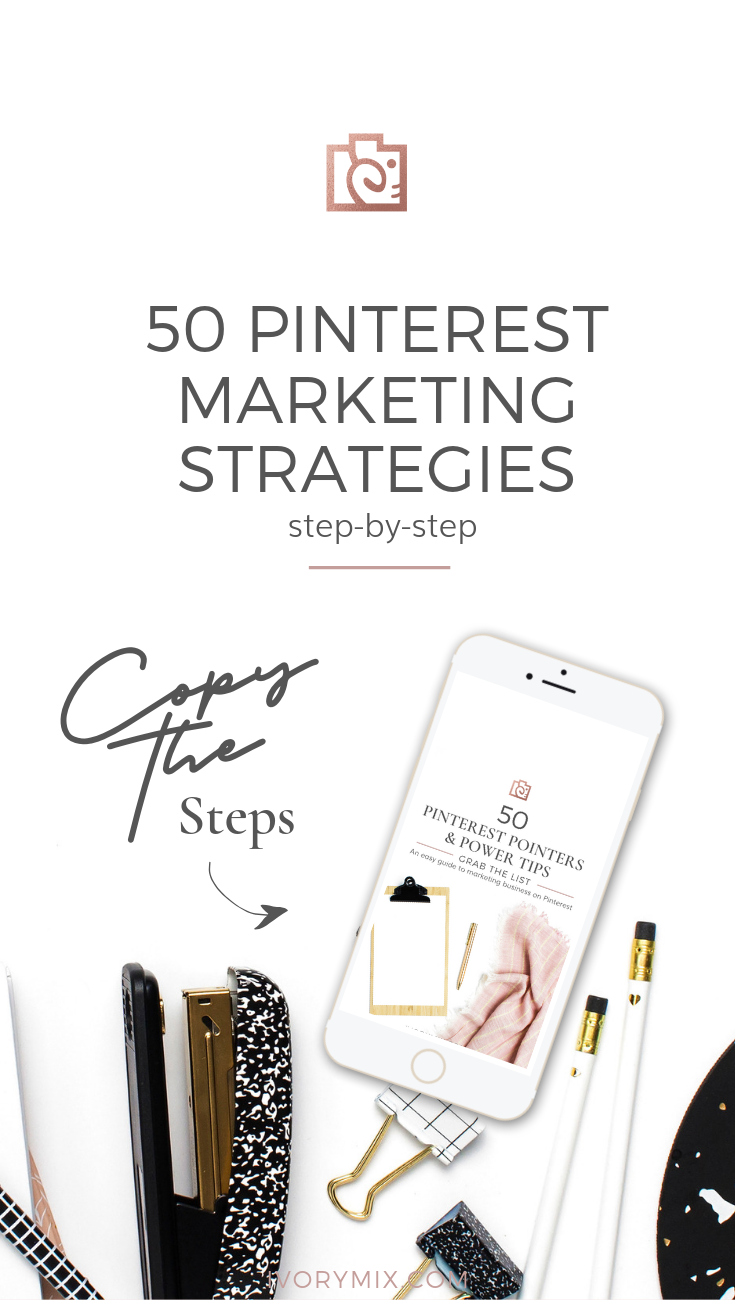 clever strategies for more exposure and traffic from pinterest. Get 50 pinterest growth strategies for your blog or business.