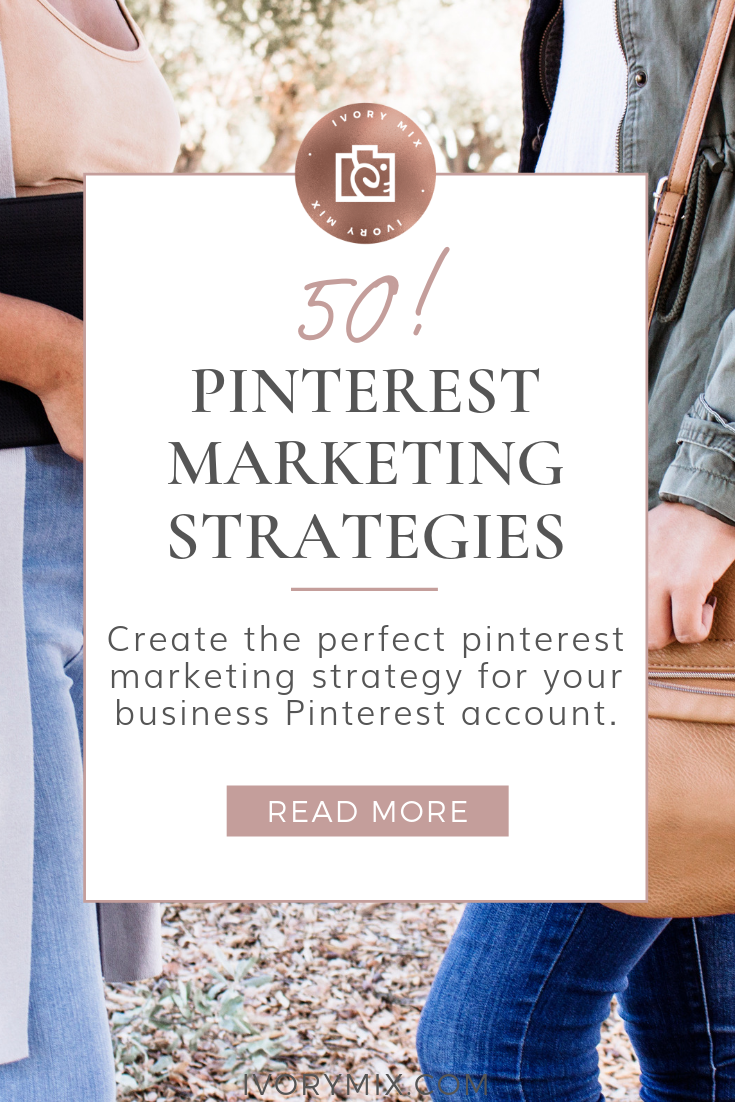 clever strategies for more exposure and traffic from pinterest. Get 50 pinterest growth strategies for your blog or business.