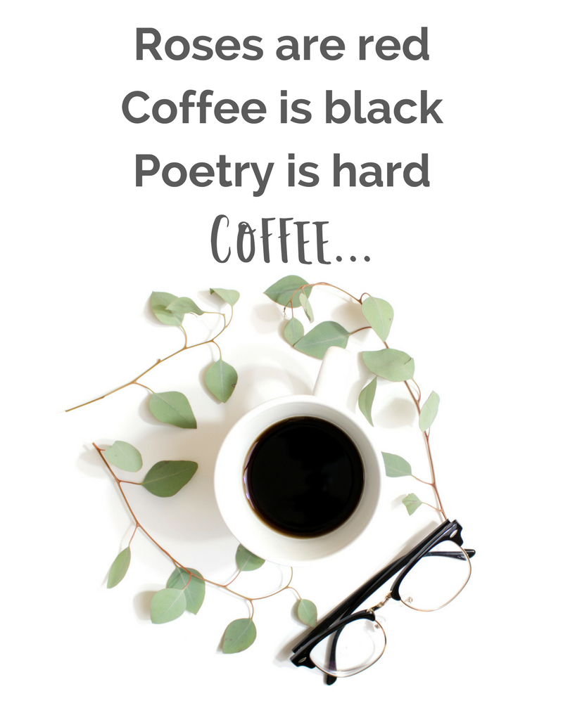 Valentines day Poetry about roses and coffee. Get stock photos on sale 35% off