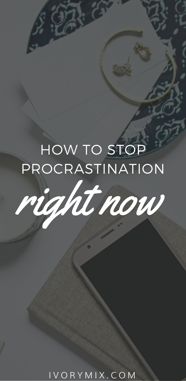 Stop procrastination and wasting time