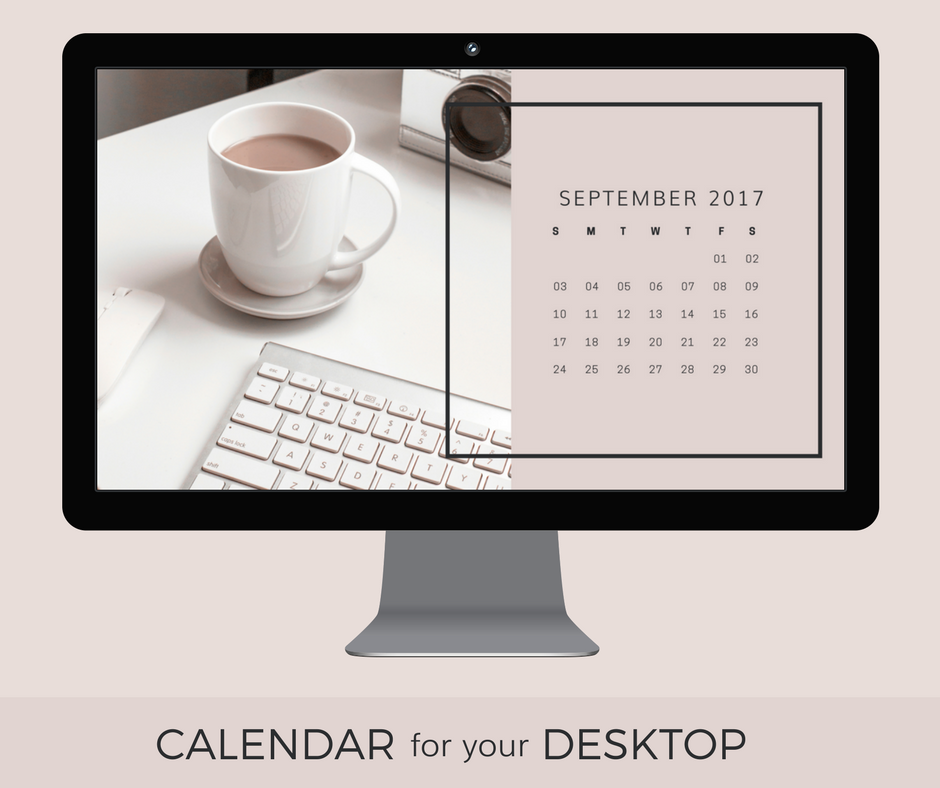 September 2017 desktop calendar wallpaper download