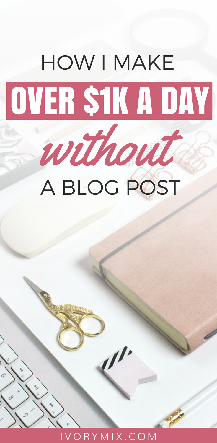 How to make 1k in a day without a new blog posts. | Having a predictable income from your blog is important. This blog explains a bit about how I do it.