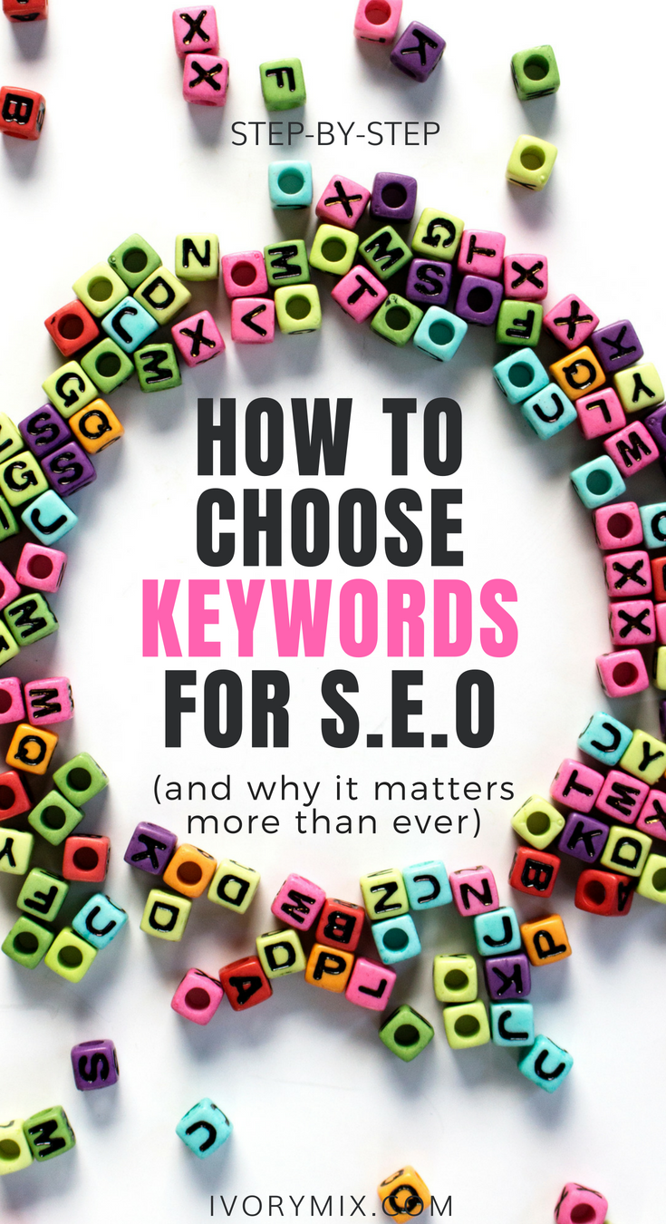 How to choose keywords for your blog and seo