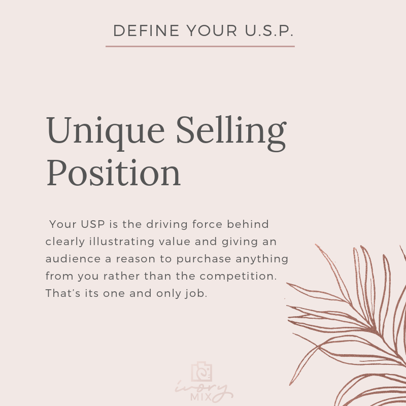 Complete guide to branding your blog and business - unique selling position USP - What unique value do you have?