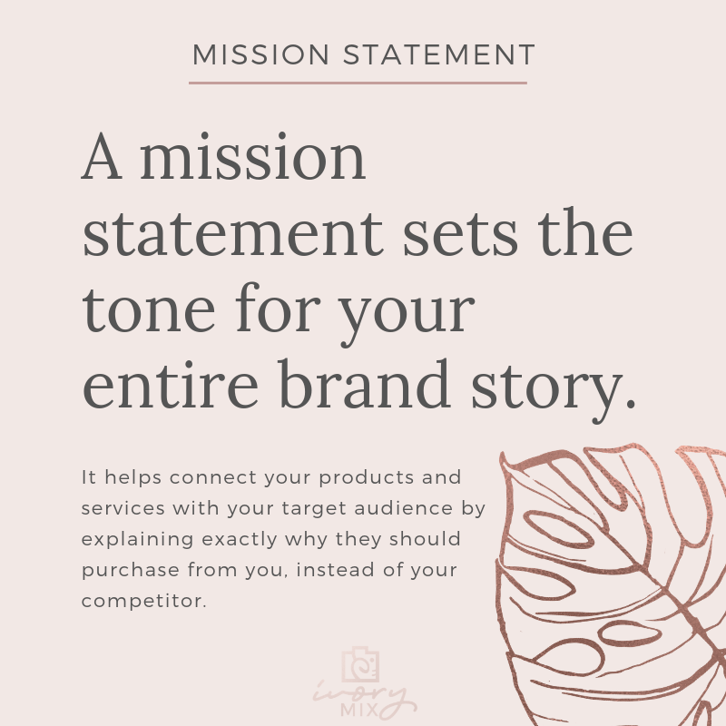 Complete guide to branding your blog or business - mission statement