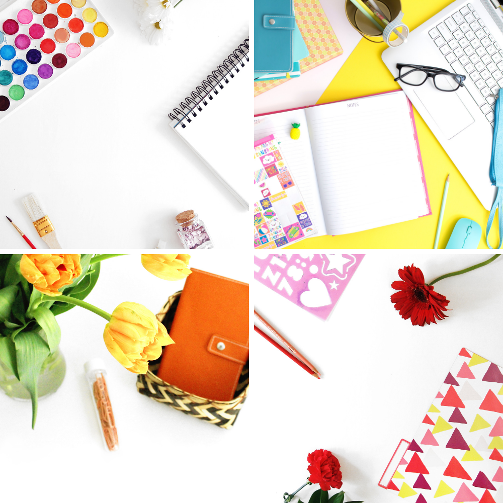 stock photos for colorful creative craft brands