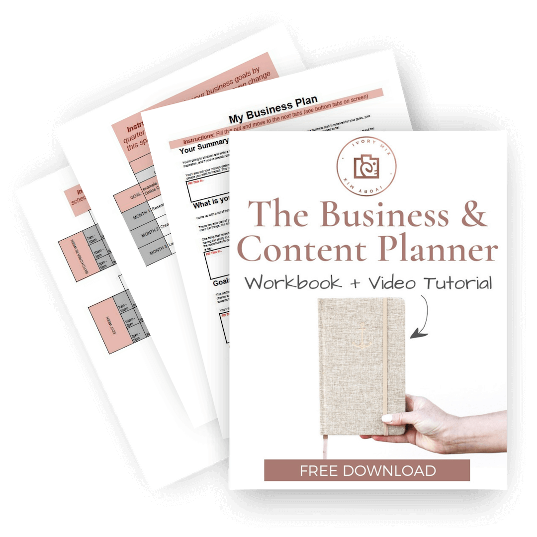 Business Plan Content Plan