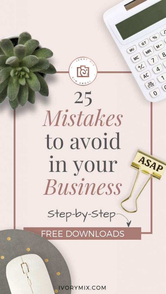 25 of the mistakes to avoid in your first year of online business creating digital products (2)