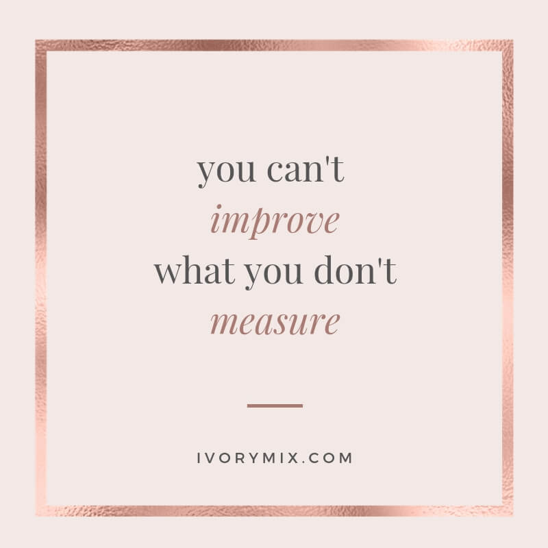 kpi and metrics quote - you can't improve what you don't measure