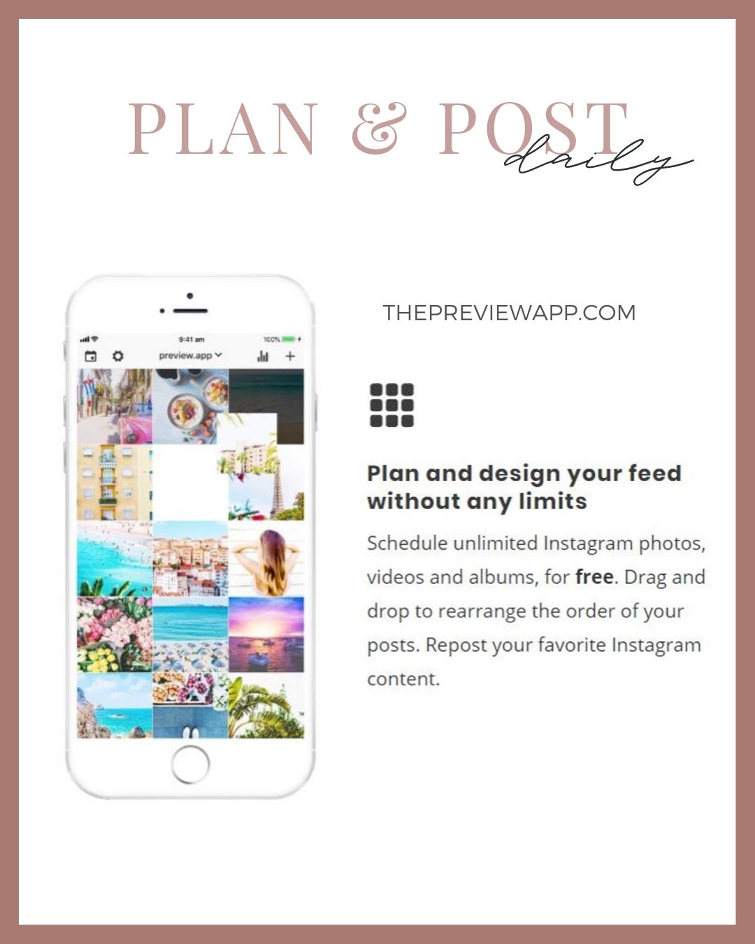 plan Instagram content