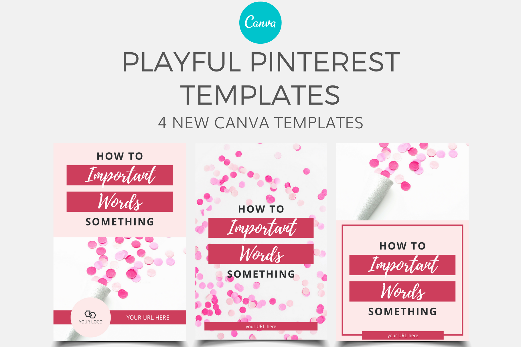 Playful Pinterest Canva Templates (Issue #2)