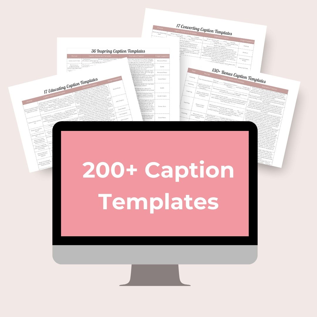 Included: 200 + Caption Templates