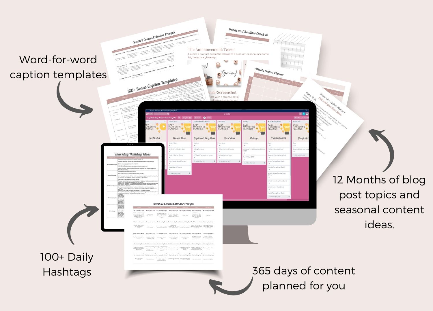 Easy Marketing Planner header