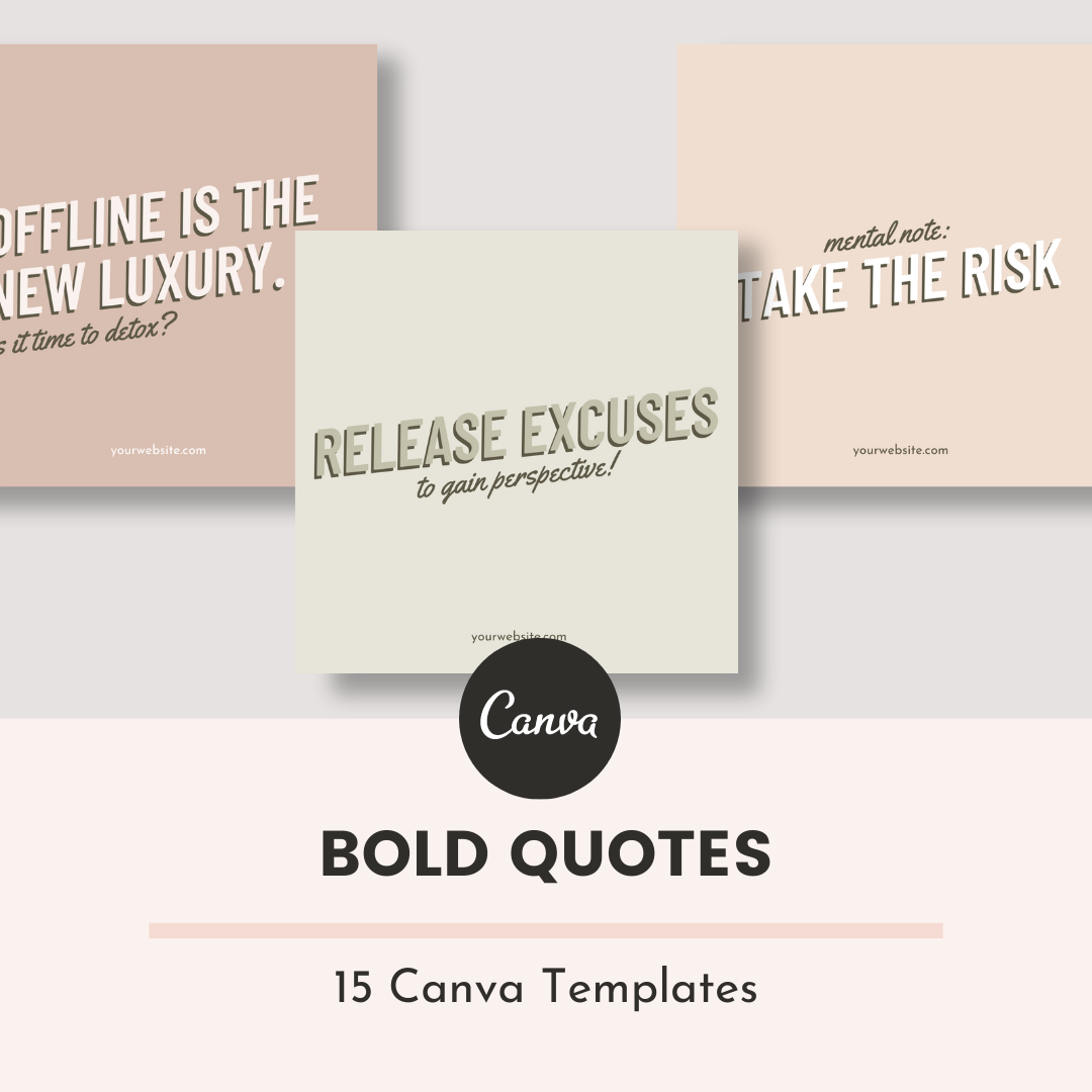 Canva Quotation Template