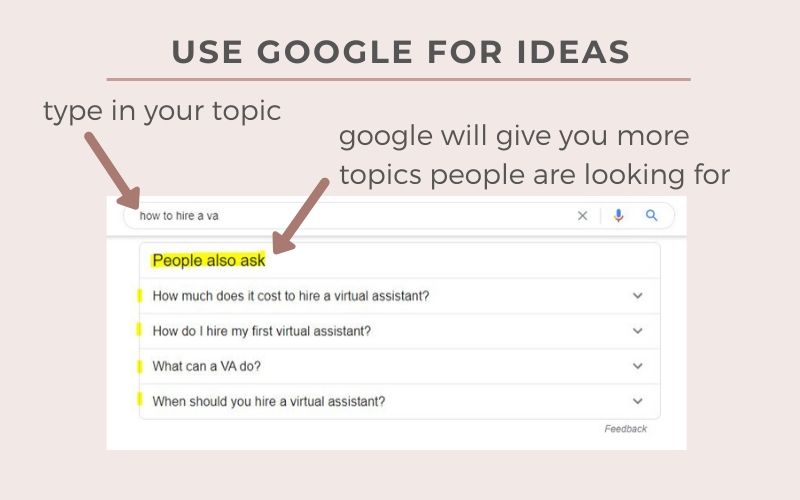 google email freebie topics