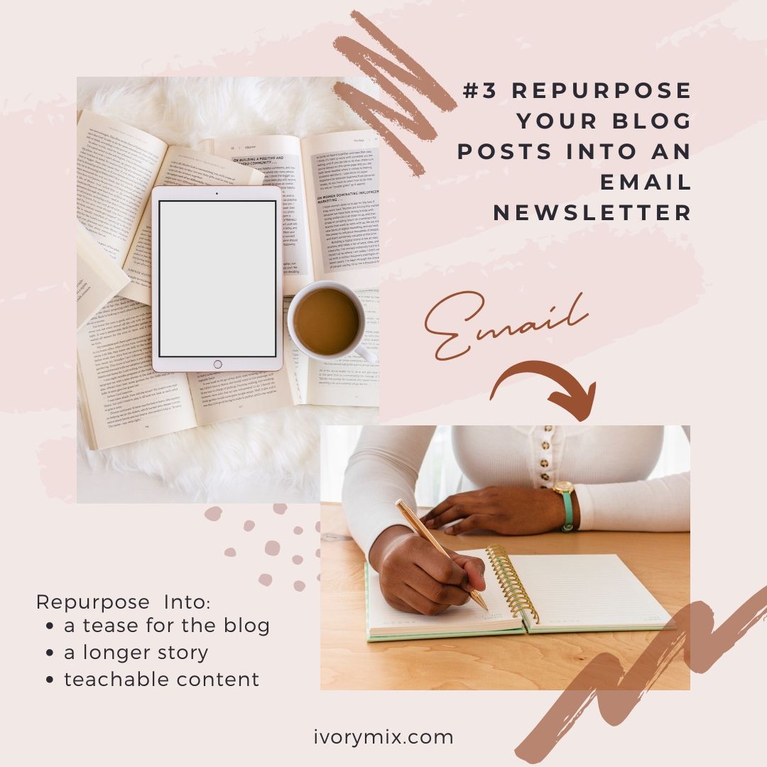 how to repurpose your blog posts and content for more traffic