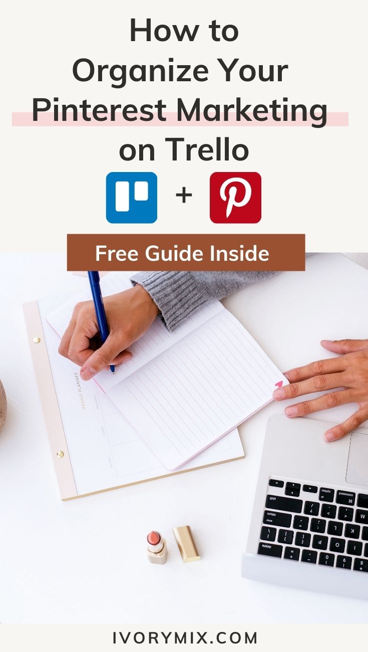 how to organize your content calendar on Pinerest and trello