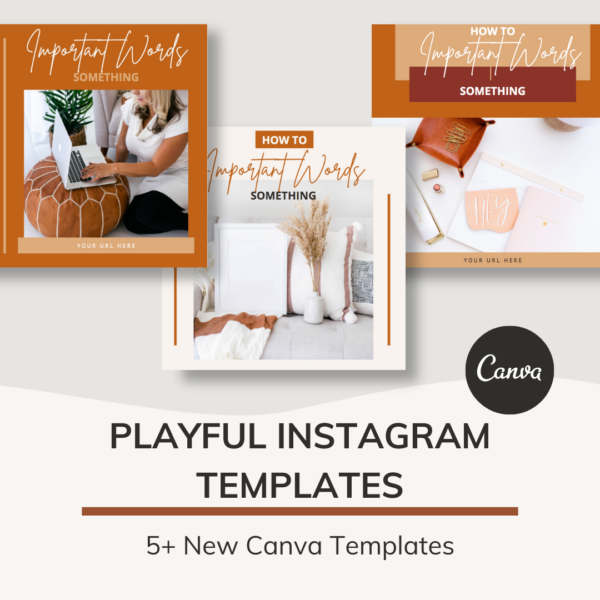 Playful Instagram - Canva Templates Issue #23