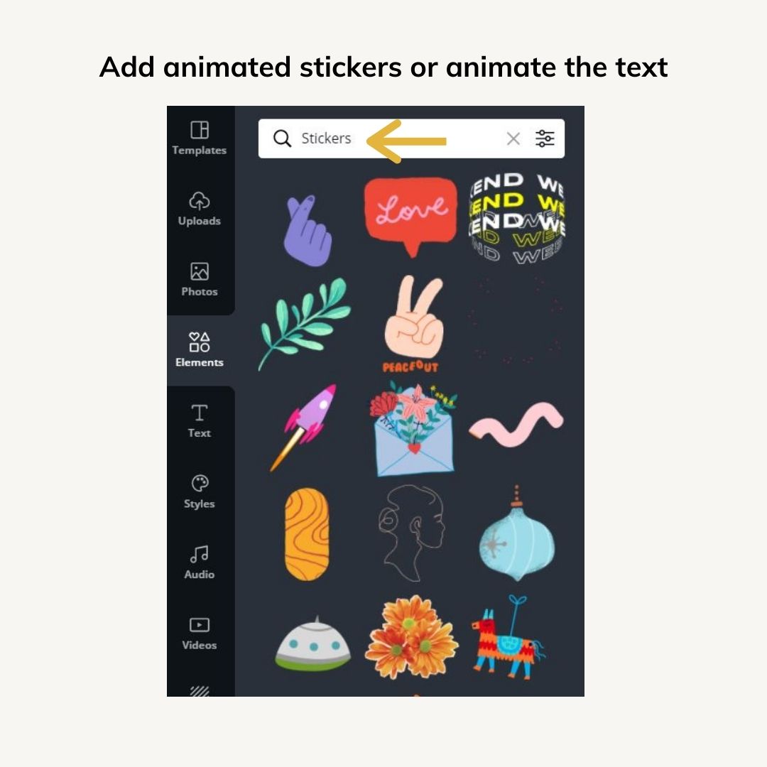 How to Make Gif Stickers for Instagram using Canva - Digital