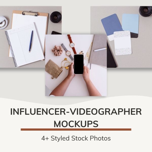 Influencer-Videographer Mockups