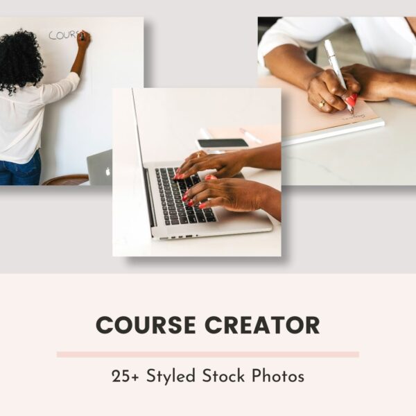 online course creator stock photos