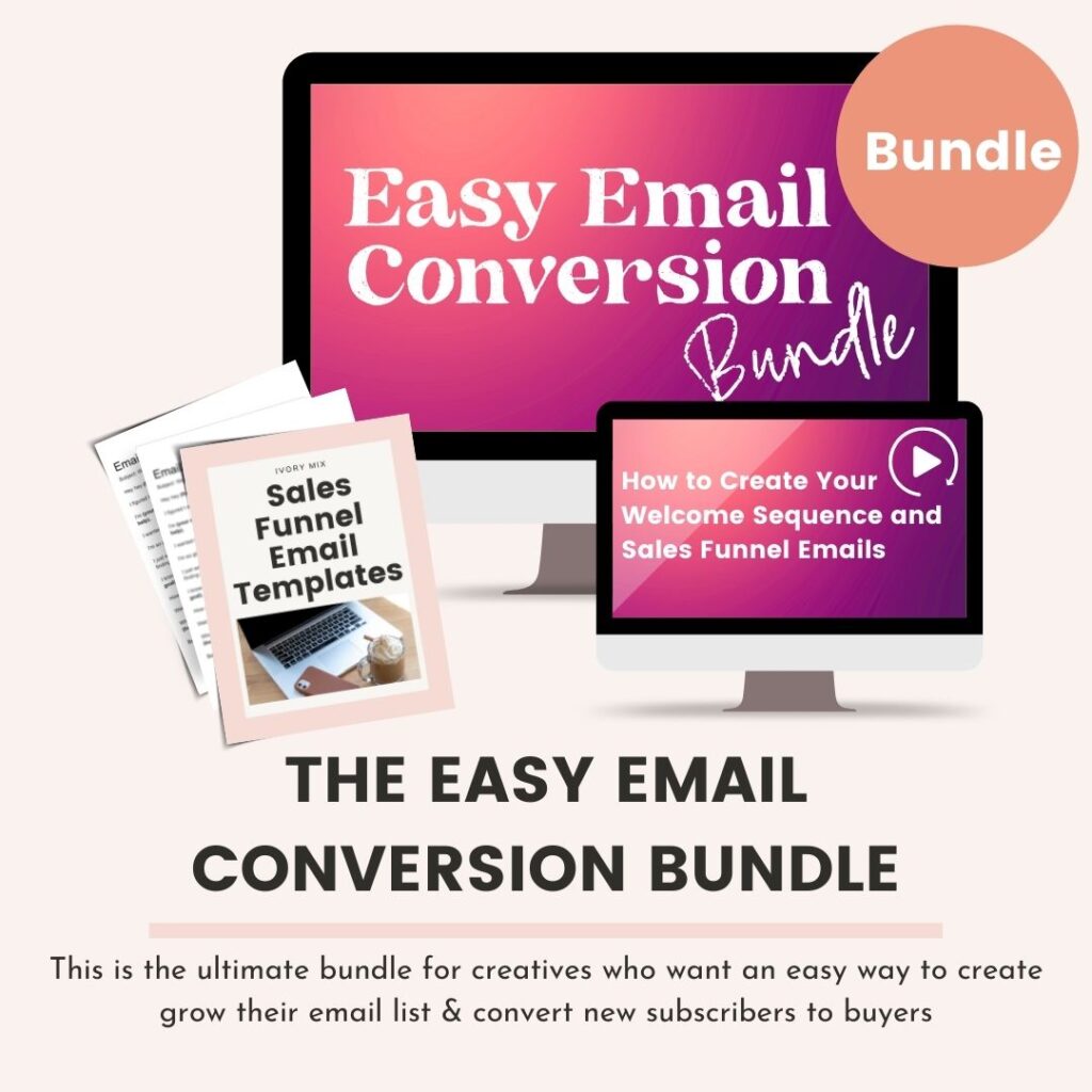 sell digital products - The Easy Email Conversion Bundle