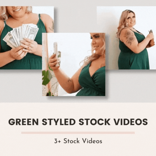 green styled stock videos