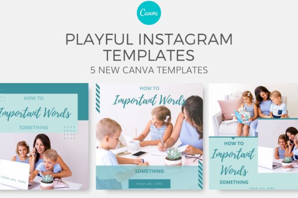 Playful Instagram - Canva Templates Issue #20