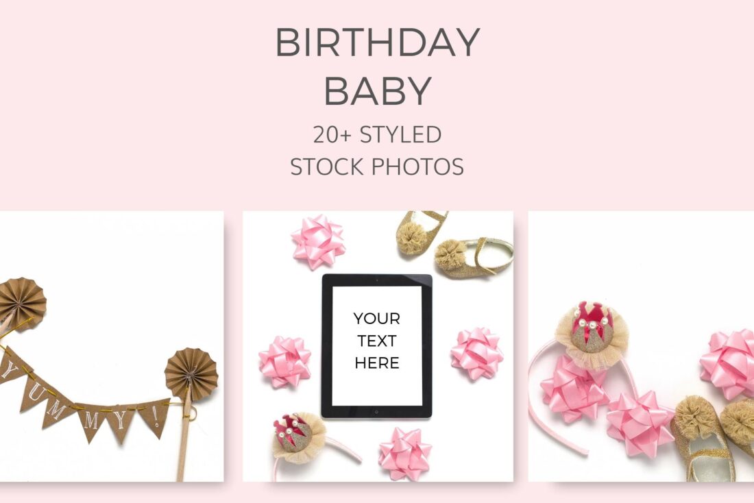 Birthday Baby Stock Photos