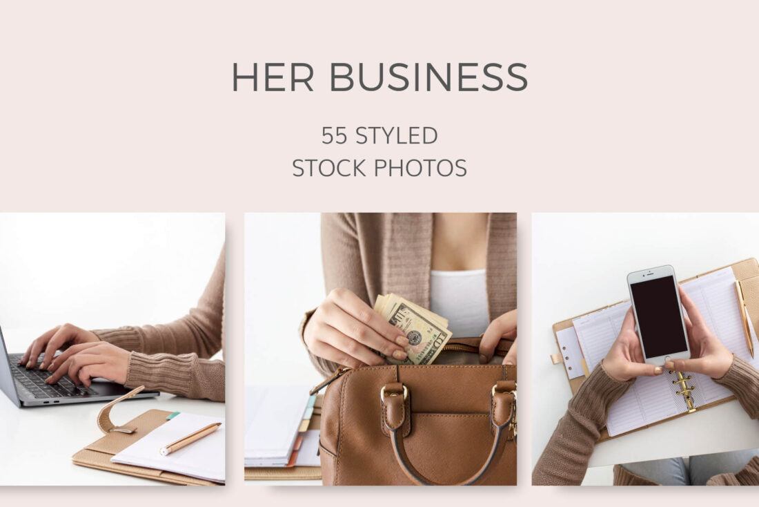 Her Business Styled Stock Photos