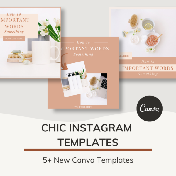 Chic Instagram - Canva Templates Issue #22