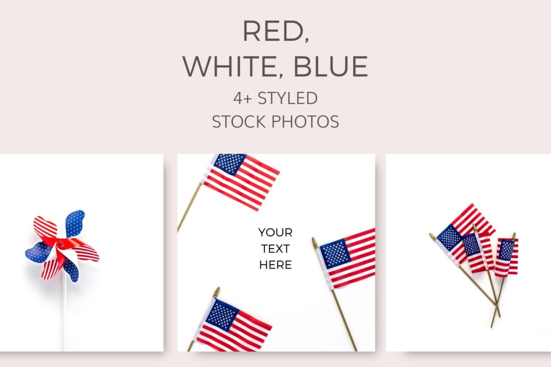 Red White Blue Stock Photos