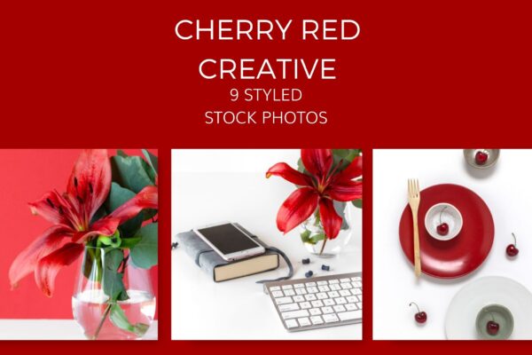 cherry red creative Styled Stock Photos by Ivory MIx(2)