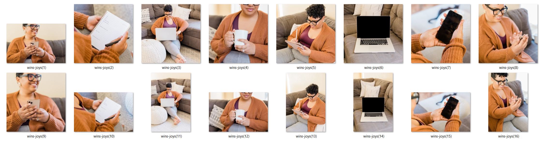 the joy of working from home stock photos