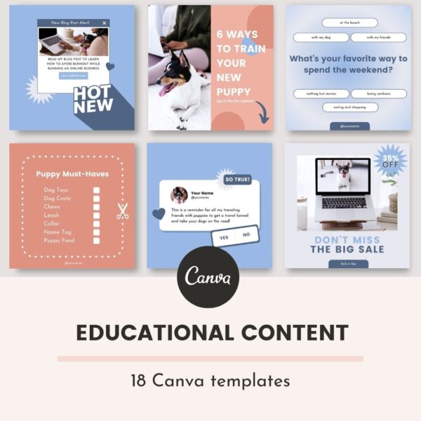 Educational and Value Driven Canva Templates