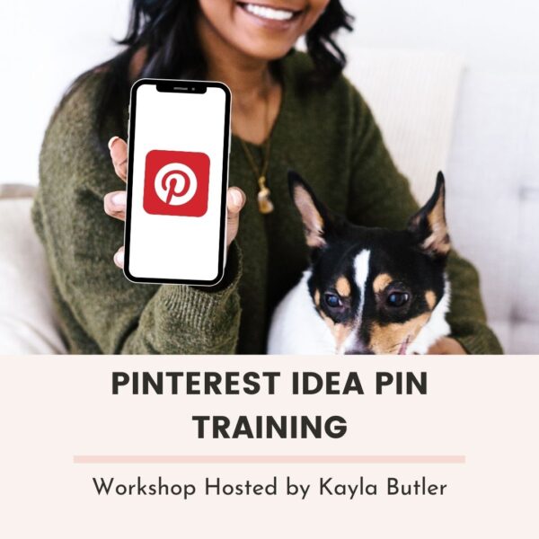 Pinterest Idea Pin Training