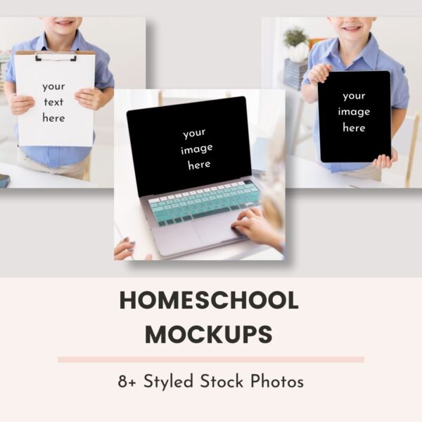 Homeschool Photo Canva Mockups