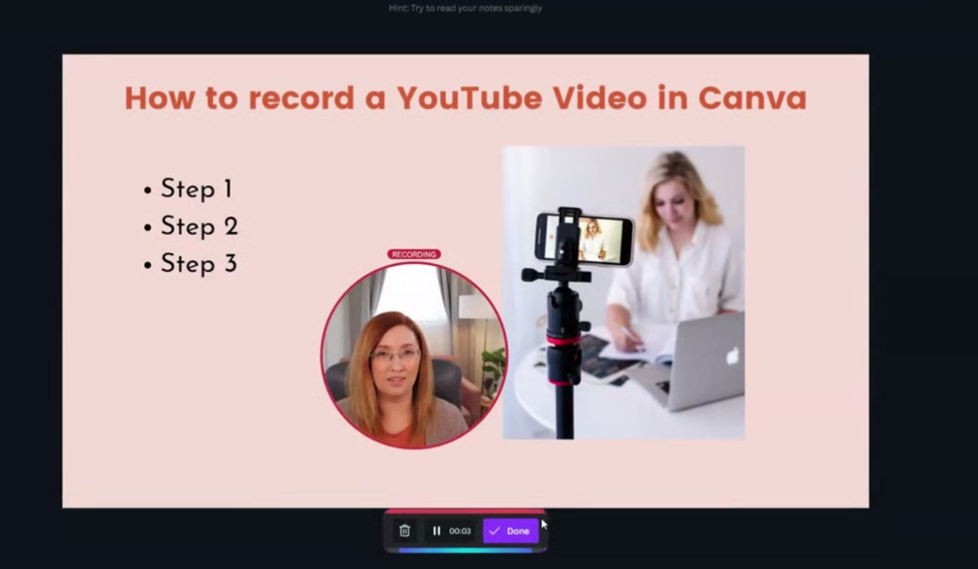 How To RECORD and EDIT Your YouTube Videos in CANVA