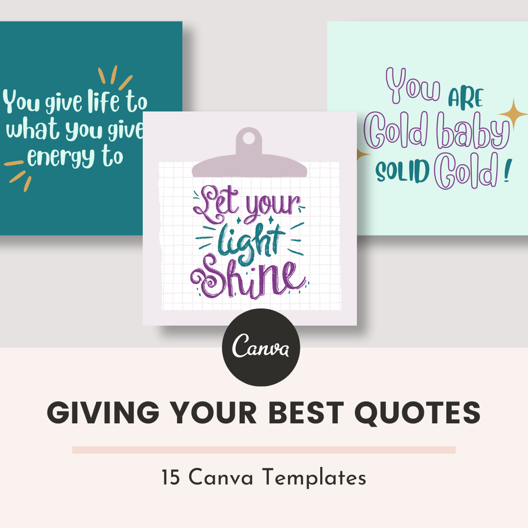 Kindness Canva Quote Templates