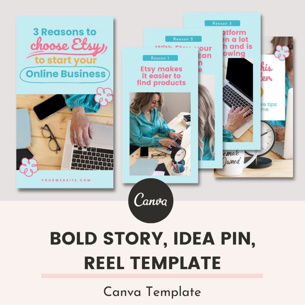 Pin em Templates para stories