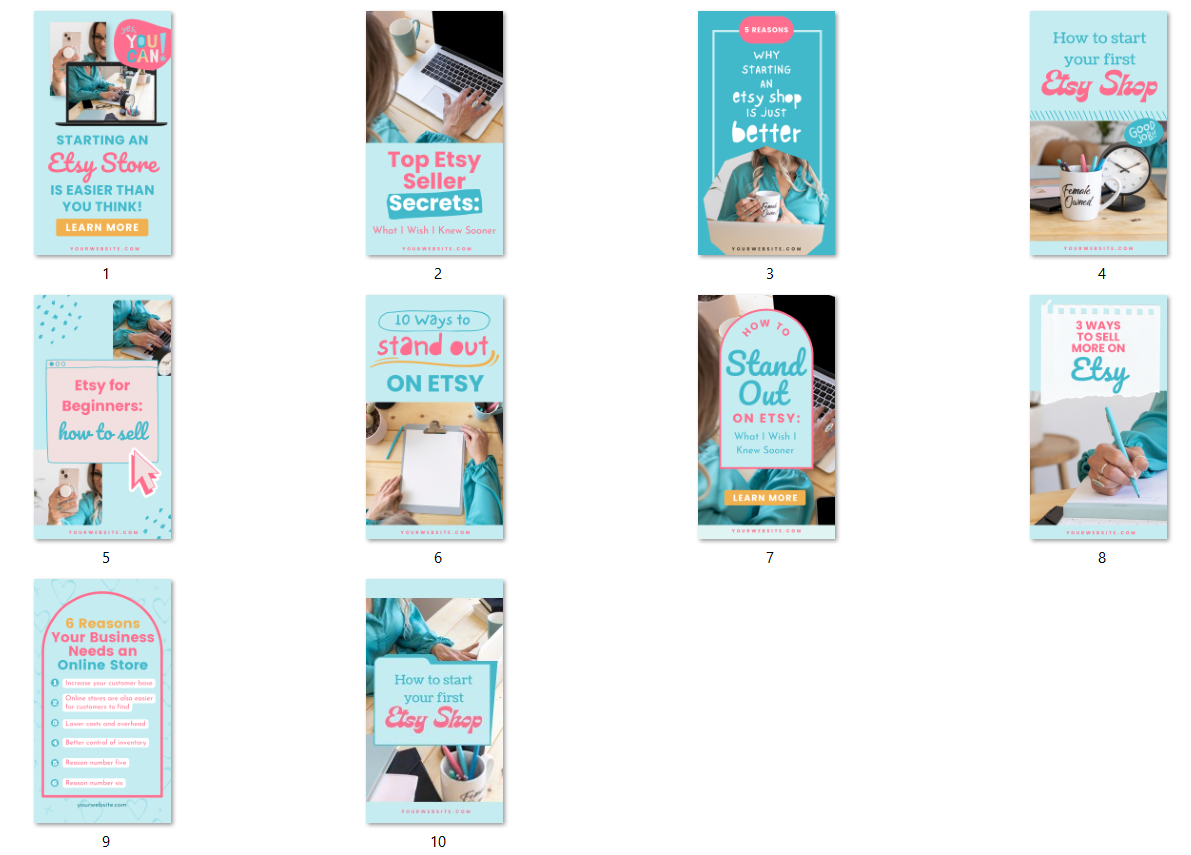 Pinterest Canva Templates