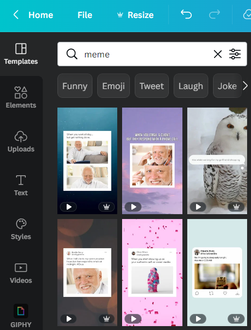 How to create GIF meme Instagram Reels in Canva (easy!) — Big Cat Creative  - Squarespace Templates & Resources