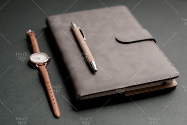 Muted Masculine Green Office Photo 12
